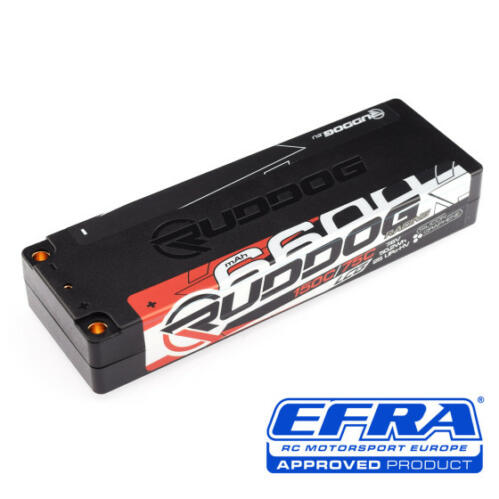 RP-0681 RUDDOG Racing 6600mAh 150C/75C 7.6V LCG Stick Pack LiPo-HV Battery