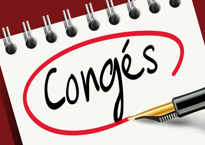 Congés du 11 au 19 Aout Inclus 