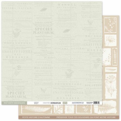 Florilèges Design - HERBARIUM - Papier n°4 Instants Magiques