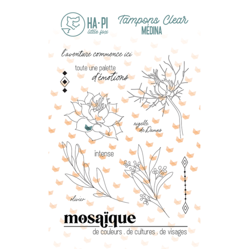 Tampon Clear - MOSAIQUE - Collection Médina - Ha.Pi Little Fox