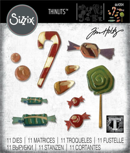 Dies SIZZIX - SWEET TREATS - Matrice de découpe Tim Holtz