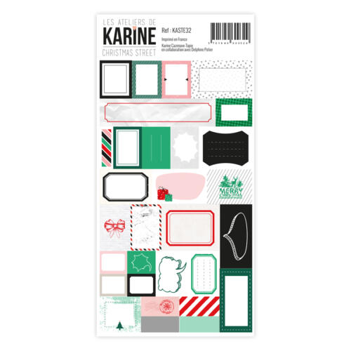 Les Ateliers de Karine - CHRISTMAS STREET Stickers 9.7x17