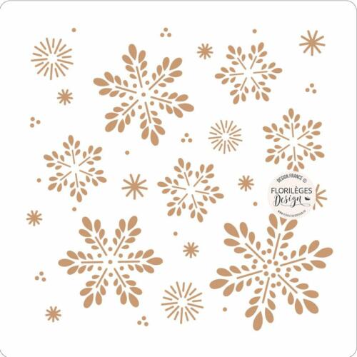 Pochoir ENNEIGEMENT collection Histoires d’Hiver Florilèges Design