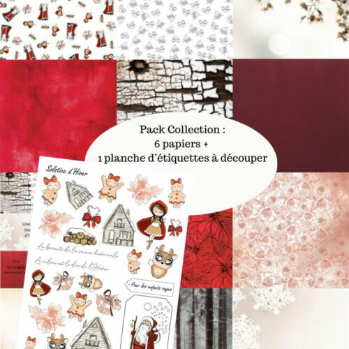 LA PETITE FRANCAISE - LE KIT  Papiers Collection YULE