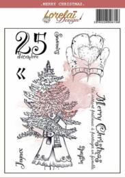 Tampon Clear - MERRY CHRISTMAS - Collection PLAISIRS GOURMANDS - Lorelai Design