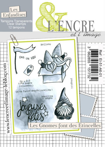 Tampon Clear - LES GNOMES FONT DES ETINCELLES - L'Encre & l'Image