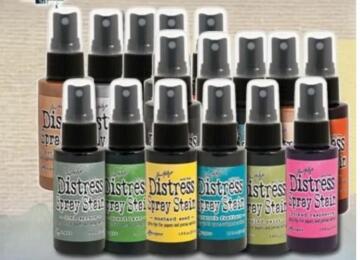 DISTRESS SPRAY STAIN - Couleur au Choix -Encre Liquide Distress Ranger Ink