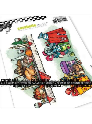 Tampon Cling Carabelle Studio - Art Stamp By Mistrahl- FRISES NOEL