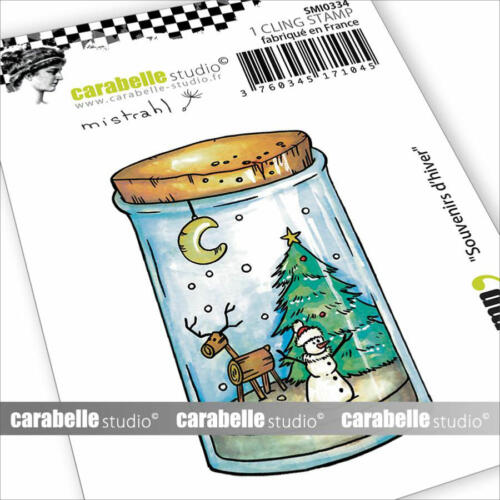 Tampon Cling Carabelle Studio - Art Stamp By Mistrahl - SOUVENIRS D'HIVER