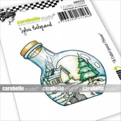Tampon Cling Carabelle Studio - Art Stamp By Sylvie Belgrand - A L'ABRI POUR L'HIVER