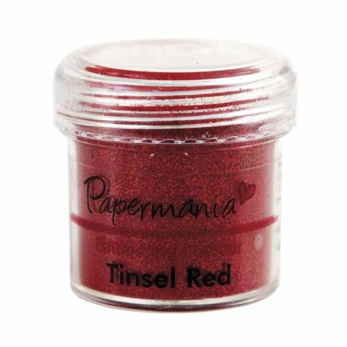 Poudre à Embosser - TINSEL RED - PaperMania