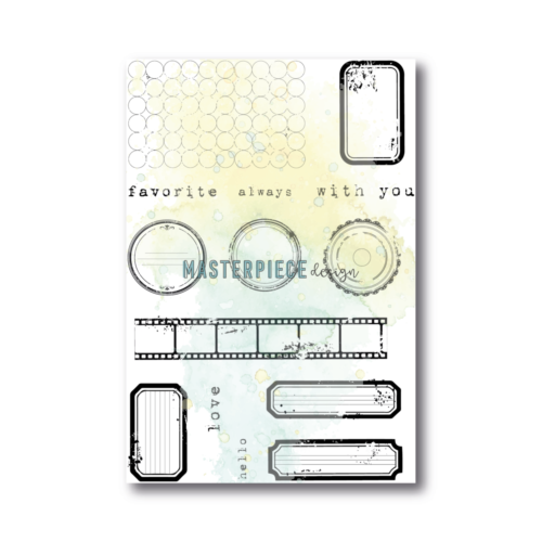 Tampon Clear - MEMORY PLANNER  Tampon Transparent LABEL MANIA  - Masterpiece Design