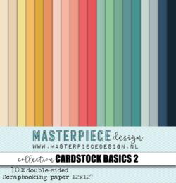 ASSORTIMENT PAPIERS 30x30 - Cardstock BASICS 10 papiers