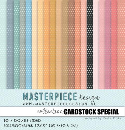 ASSORTIMENT PAPIERS 30x30 - Cardstock SPECIAL 10 papiers