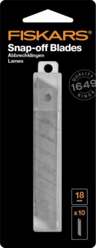 CUTTER - LAMES de RECHANGE 18mm (x10u) - FISKARS