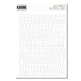 Stickers Alphabet - MIMOSA FOREVER - BLANC - Ateliers de Karine