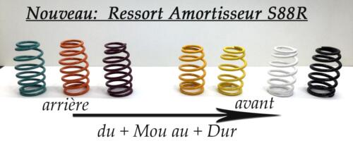 S252 - Kit Ressorts Amortisseur Biconique 2024 (7 paires)