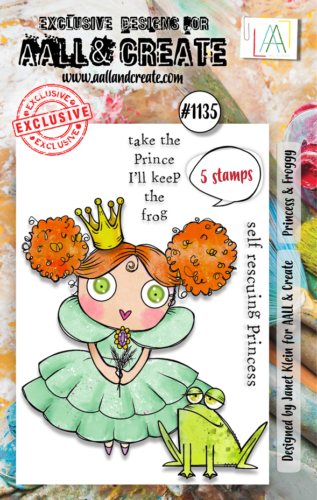 Tampon Clear Aall And Create - N°1135 PRINCESS AND FROGGY
