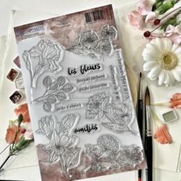 Tampon CLEAR -  LES FLEURS - Collection SOLEIL LEVANT - Chou Flowers