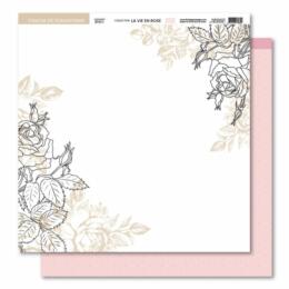 Florilèges Design -  LA VIE EN ROSE : Touche de Romantisme - Papier Imprimé N°7