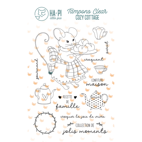 Tampon Clear - RECETTE DE FAMILLE - Collection Cozy Cottage - Ha.Pi Little Fox