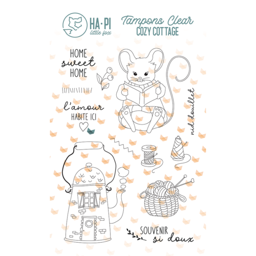 Tampon Clear - NID DOUILLET - Collection Cozy Cottage - Ha.Pi Little Fox