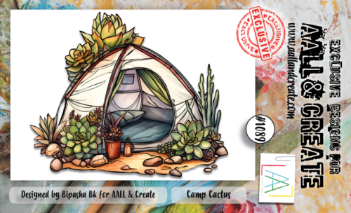 Tampon Clear Aall And Create - N°1089 CAMP CACTUS