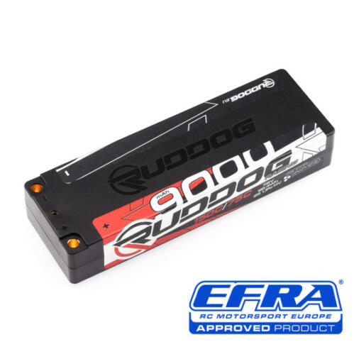 RP-0682 RUDDOG Racing 9000mAh 150C/75C 7.6V Stick Pack LiPo-HV Battery