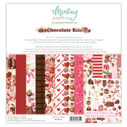 Mintay Papers - KIT PAPIERS Collection CHOCOLATE KISS