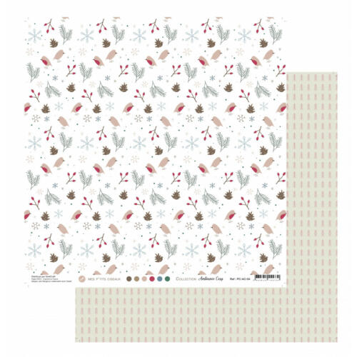 MES P'TITS CISEAUX - Papier AMBIANCE COSY Papier n°4