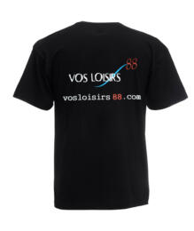 Vêtement S88R - T-Shirt Noir VOSLOISIRS88