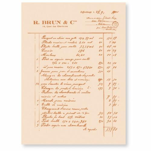 Plaque Embossage - NOTE Collection CARNET NATURE  - Florilèges Design