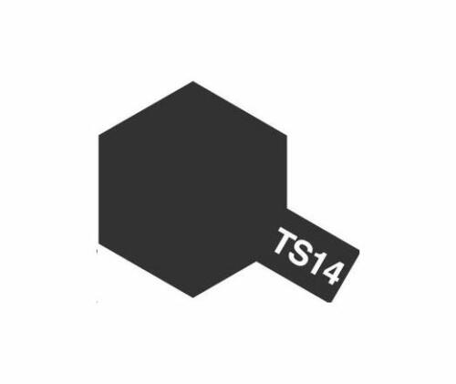 TS14 - Peinture Bombe NOIR BRILLANT 100ml Tamiya Maquette