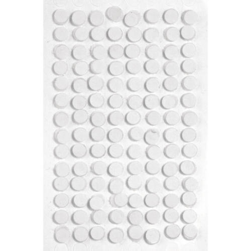 VELCRO - Mini Pastille Velcro Autocollante diam 6mm (x112u)