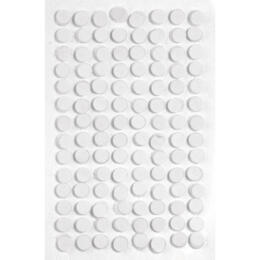 VELCRO - Mini Pastille Velcro Autocollante diam 6mm (x112u)