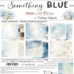CRAFT O' CLOCK - Collection SOMETHING BLUE Basic Paper Set kit 20x20
