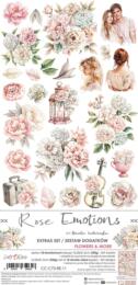 Die Cut à Découper CRAFT O CLOCK - Flowers & More ROSE EMOTIONS ( 9 feuilles!! )