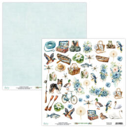 Mintay Papers - Papier 30X30 "die cut" BY THE LAKE