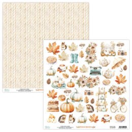 Mintay Papers - Papier 30X30 "die cut" AUTUMN SPLENDOR