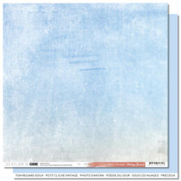 Les Ateliers de Karine - BACK TO BASICS - Bleu Vintage ( VINTAGE JOURNAL )