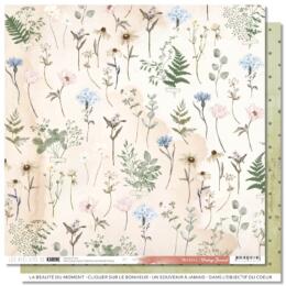 Les Ateliers de Karine - VINTAGE JOURNAL - Papier n°2 HERBIER