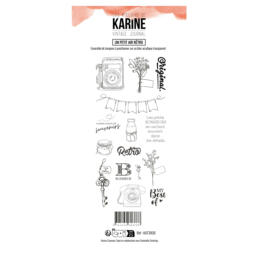 Tampons Clear - VINTAGE JOURNAL - UN PETIT AIR RETRO - Les Ateliers de Karine
