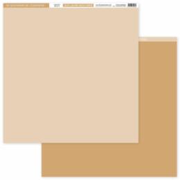 Florilèges Design - GINKGO - Papier Uni DUO JAUNE MOUTARDE