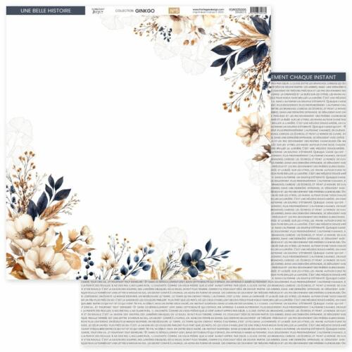Florilèges Design - GINKGO - Papier n°5 Une Belle Histoire