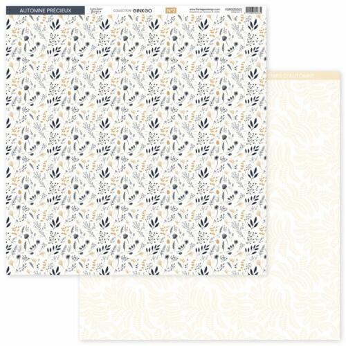 Florilèges Design - GINKGO - Papier n°2 Automne Précieux