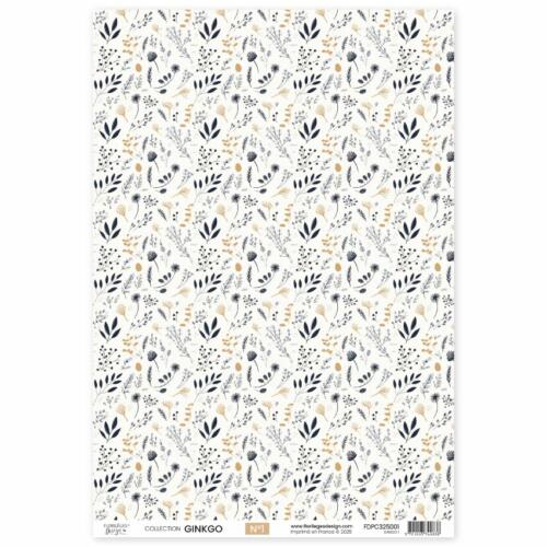 Florilèges Design - GINKGO - Papier Calque A4 n°1