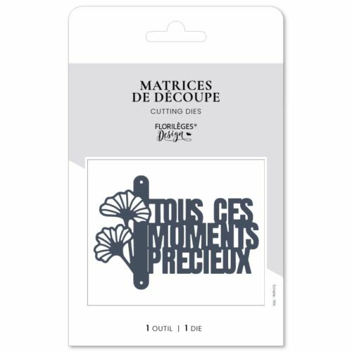 Dies Découpe Florilèges Design - Matrice découpe MOMENTS GINKGO - Collection GINKGO
