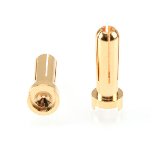 RP-0193  RUDDOG 5mm Gold Plug Male (2pcs)