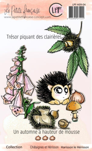 Tampon Clear La Petite Française - HARISSON LE HERISSON - Collection CHATAIGNES ET HERISSON