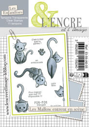 Tampon Clear - LES MALLOW ENTRENT EN SCENE - Collection Les Enfandises - L'Encre & l'Image